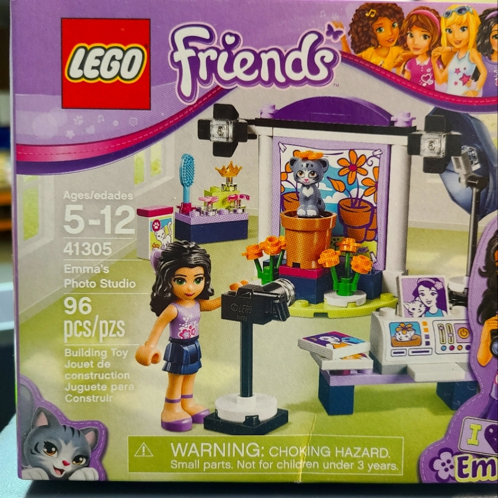 Lego Friends Emma's Photo Studio 96 pieces, ages 5-12